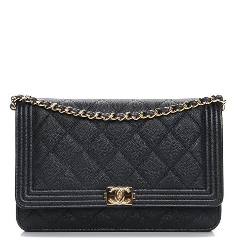 wallet on chain boy chanel|Chanel woc online shop.